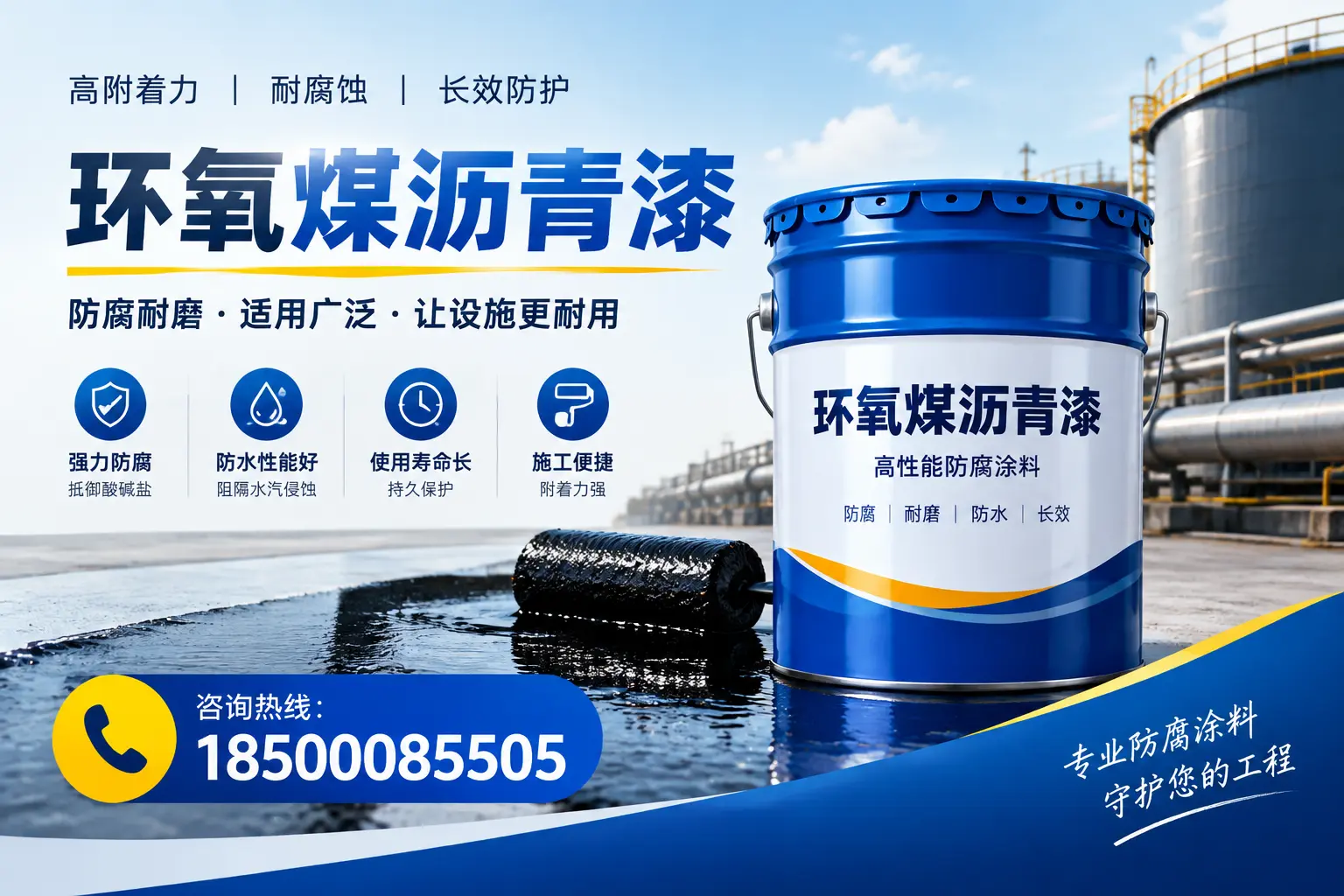 环氧煤沥青漆与其他涂料的对比分析,助力邢台企业决策